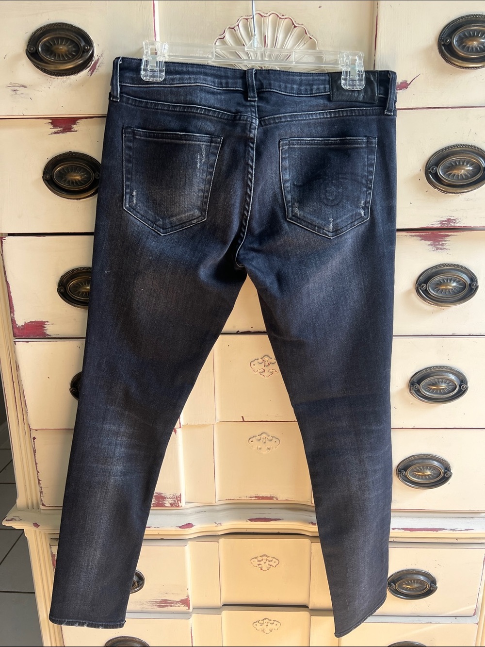 R13 Women's Black Washed Skinny Jeans - Picture 2 of 8